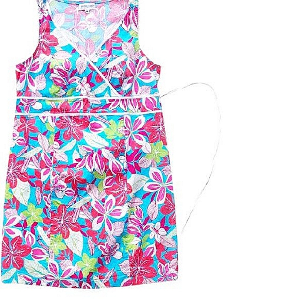 Womens M Motherhood Maternity Floral Bloomcore Coquette Smock Dress